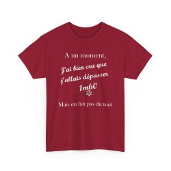 Tshirt A un moment rouge cardinal