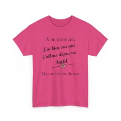 Tshirt A un moment fuchsia