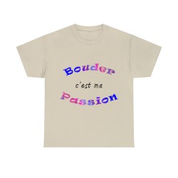 T-shirt sable Bouder c'est ma passion