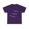T-shirt violet Bouder c'est ma passion