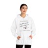 femme avec Hoodies A un moment  blanc