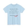 TSHIRT Attention les filles/mecs bleu clair