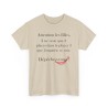 TSHIRT Attention les filles/mecs sable