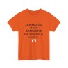 TSHIRT EMMERDEUR/EMMERDEUSE orange