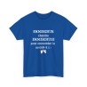 TSHIRT EMMERDEUR/EMMERDEUSE bleu royal