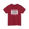 Tshirt unisexe professionnal beer tester cardinal