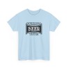 Tshirt unisexe professionnal beer tester bleu ciel