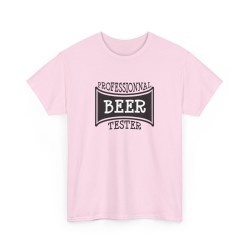 Tshirt unisexe professionnal beer tester rose