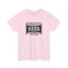 Tshirt unisexe professionnal beer tester rose