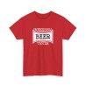 Tshirt unisexe professionnal beer tester rouge