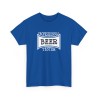 Tshirt unisexe professionnal beer tester bleu royal