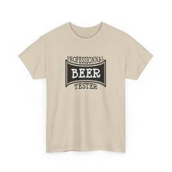 Tshirt unisexe professionnal beer tester sable