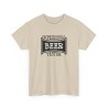 Tshirt unisexe professionnal beer tester sable