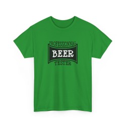 Tshirt unisexe professionnal beer tester vert irlandais