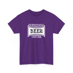 Tshirt unisexe professionnal beer tester violet