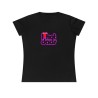 T-shirt ajusté I love Hot dads noir