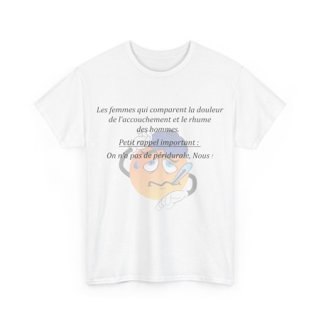 Tshirt Les femmes qui comparent blanc