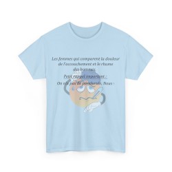 Tshirt Les femmes qui comparent bleu ciel