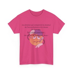 Tshirt Les femmes qui comparent fuchsia