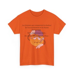 Tshirt Les femmes qui comparent orange