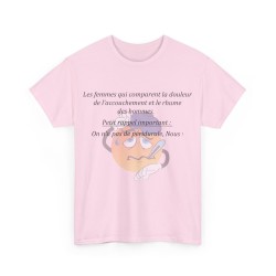 Tshirt Les femmes qui comparent rose