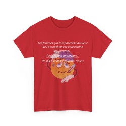 Tshirt Les femmes qui comparent rouge
