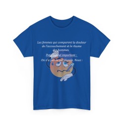 Tshirt Les femmes qui comparent bleu royal