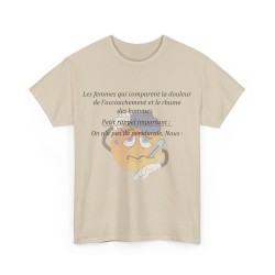 Tshirt Les femmes qui comparent sable