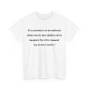 Tshirt si je pouvais blanc