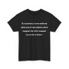 Tshirt si je pouvais noir