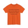 Tshirt si je pouvais orange
