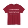 Tshirt si je pouvais cardinal