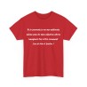 Tshirt si je pouvais rouge