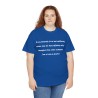 femme avec Tshirt si je pouvais bleu royal