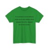 Tshirt si je pouvais vert