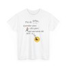 T-shirt Pas de temps à perdre blanc