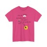 T-shirt Pas de temps à perdre fuchsia