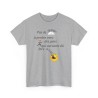 T-shirt Pas de temps à perdre gris