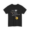 T-shirt Pas de temps à perdre noir