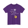 T-shirt Pas de temps à perdre violet