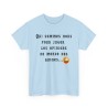 Tshirt  qui sommes nous bleu ciel