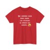 Tshirt  qui sommes nous rouge