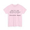 Tshirt unisexe chaque mère a donné rose
