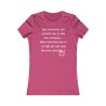 T-shirt slim Aux personnes qui pensent rose berry