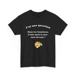 T-shirt Dans les bouchons noir