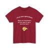T-shirt Dans les bouchons rouge cardinal