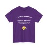 T-shirt Dans les bouchons violet
