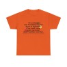 Tshirt je connais une technique orange