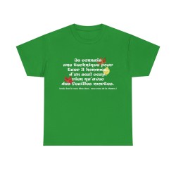 Tshirt je connais une technique vert
