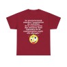 Tshirt le gouvernement annonce rouge cardinal